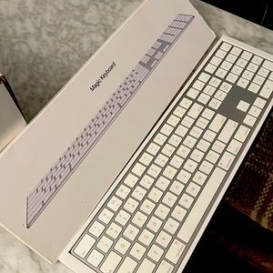 Apple Magic Keyboard with number keypad.  Lightly used.